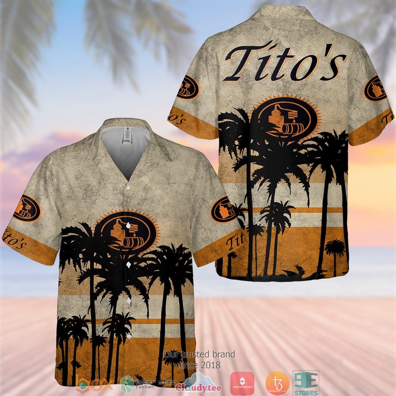 Tito’s Handmade Vodka Mickey Mouse on the beach 3d Hawaiian Shirt, Short