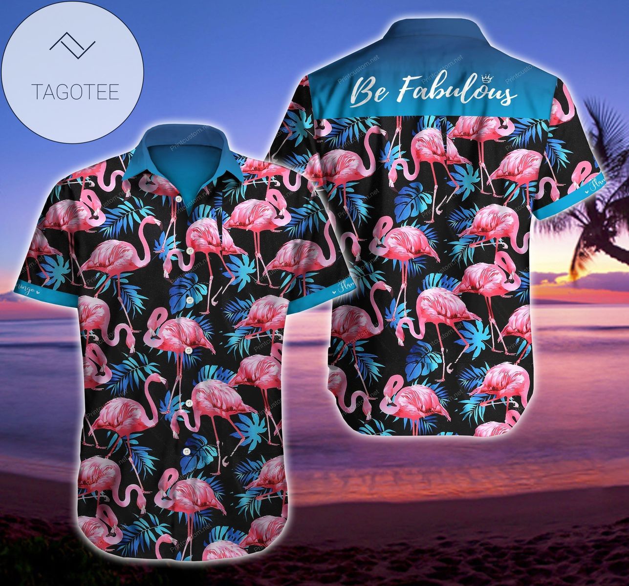 Tlab Flamingo Authentic Hawaiian Shirt 2022 2