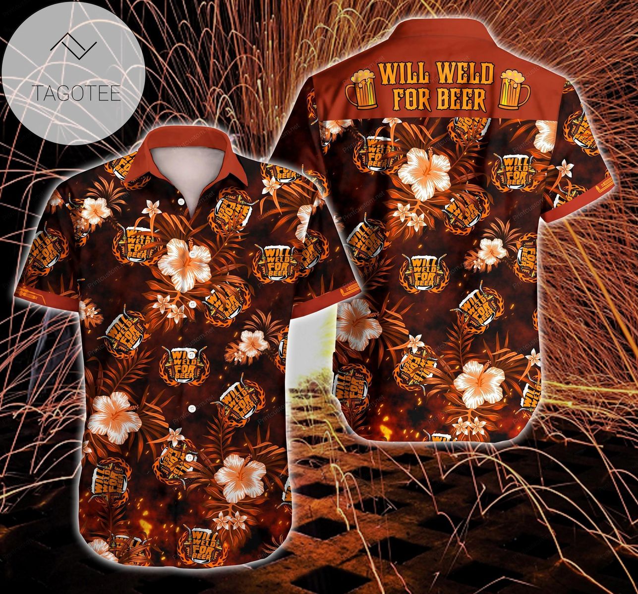 Tlab Welder I Saw The Light Authentic Hawaiian Shirt 2022 Ver2