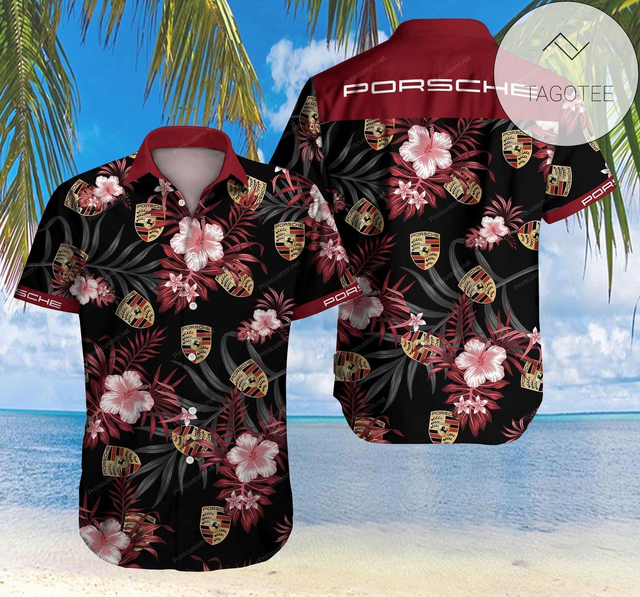 Tlmus-porsche Authentic Hawaiian Shirt 2022