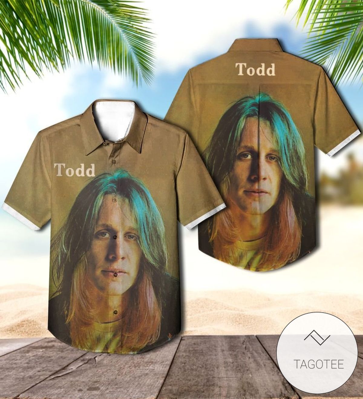 Todd Rundgren Something Anything Album Cover Hawaiian Shirt