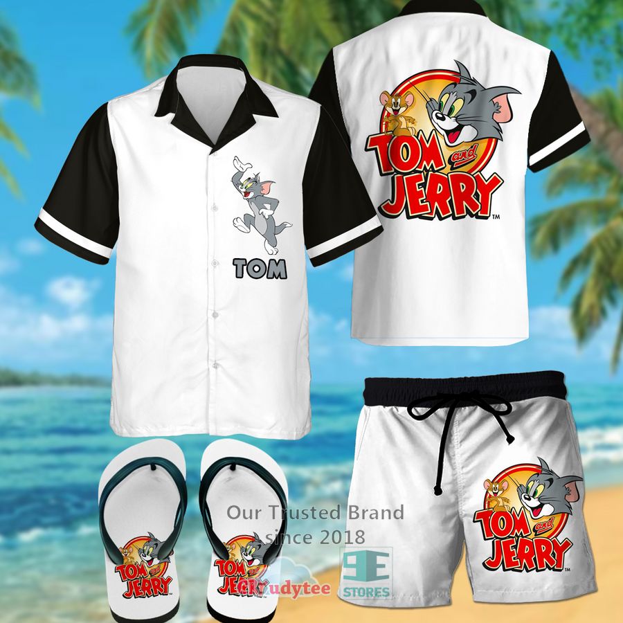 Tom and Jerry Hawaiian Shirt, Shorts