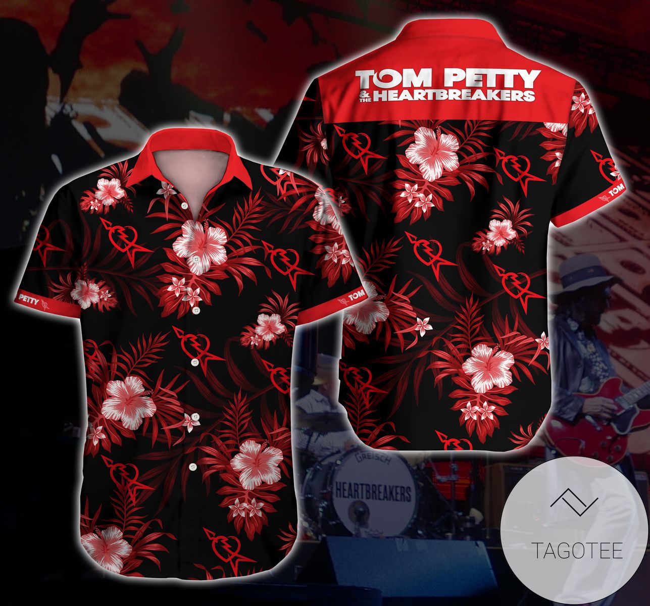 Tom Petty And The Heartbreakers Authentic Hawaiian Shirt 2022 Uqc8p