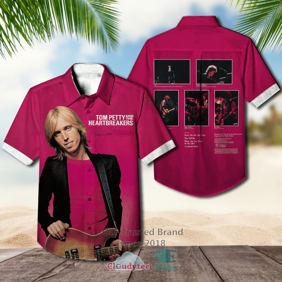 Tom Petty and the Heartbreakers Full Moon Fever Album Hawaiian Shirt