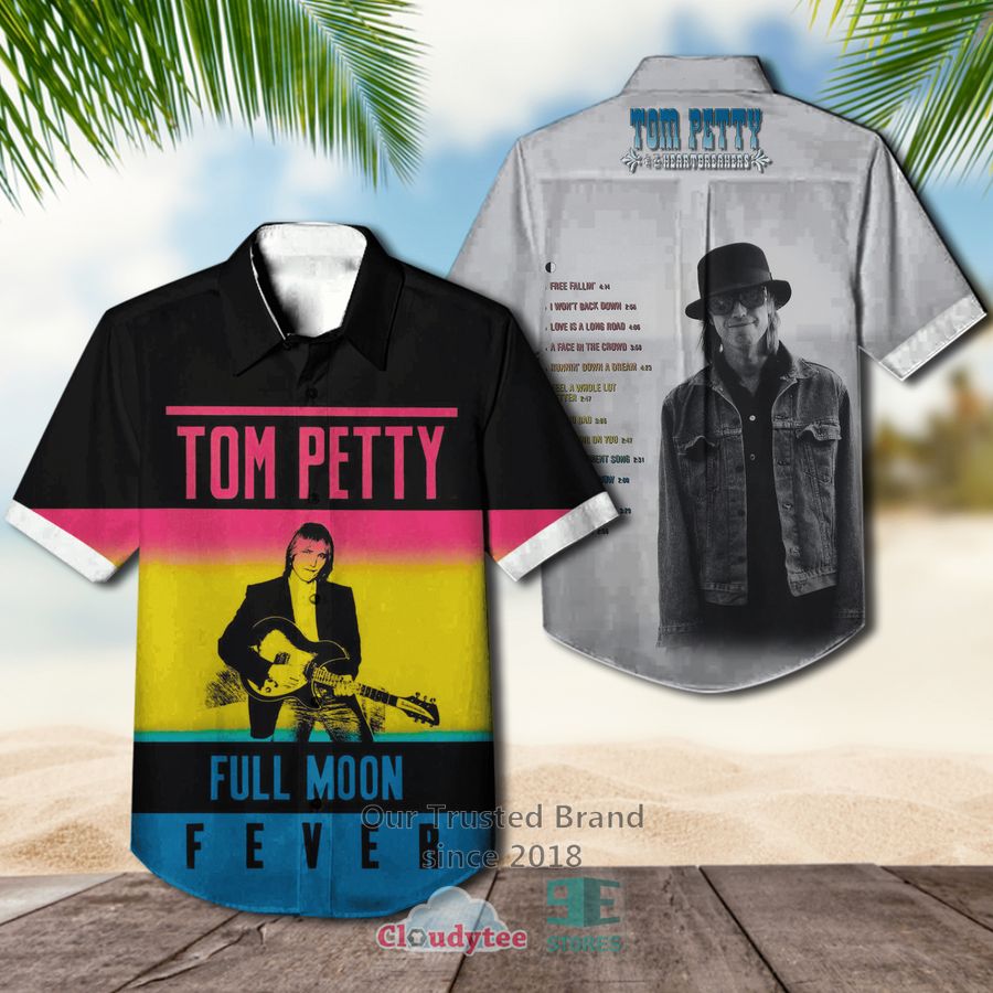 Tom Petty and the Heartbreakers Greatest Hits Album Hawaiian Shirt