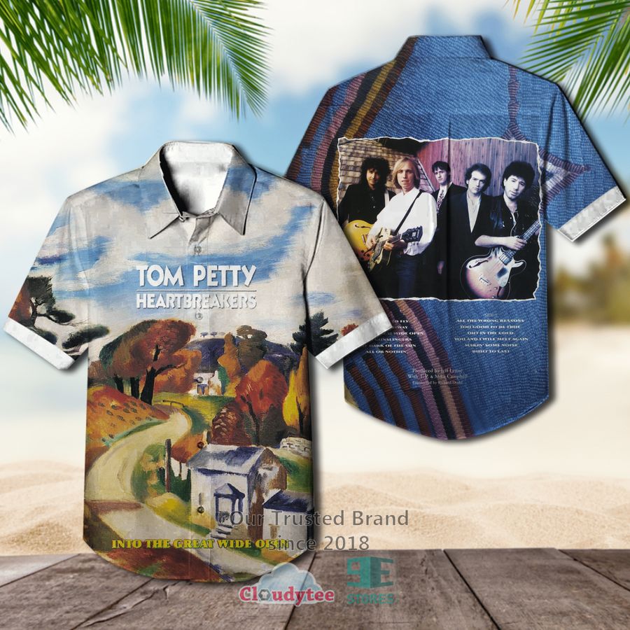 Tom Petty and the Heartbreakers Hard Promises Album Hawaiian Shirt