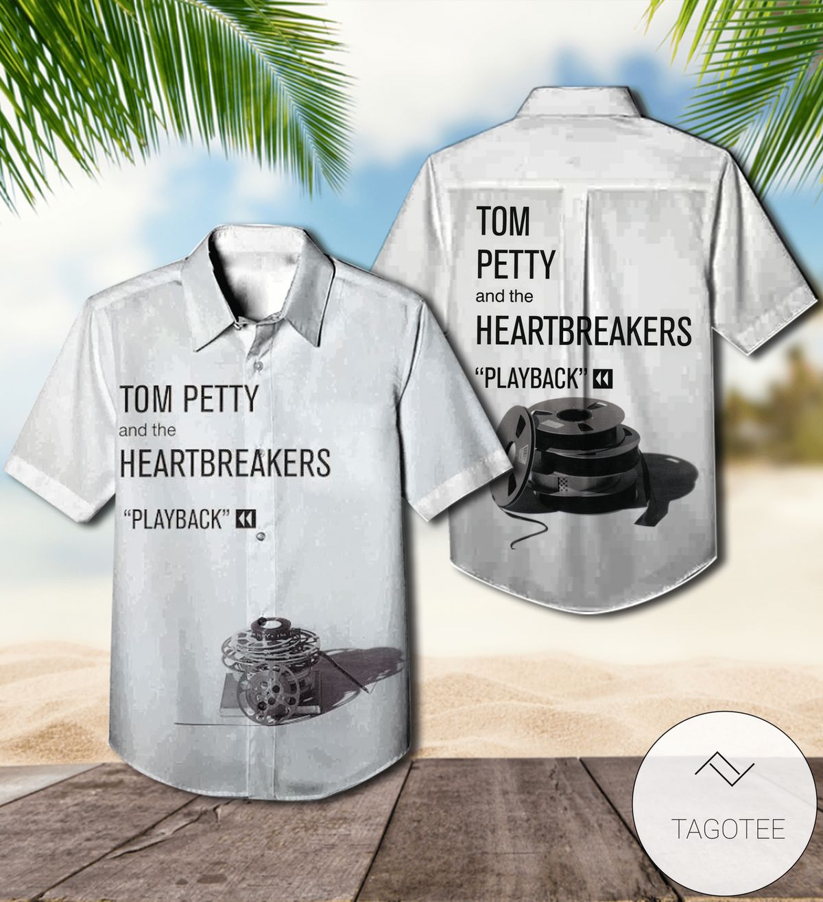 Tom Petty And The Heartbreakers Songs And Music From She’s The One Album Cover Hawaiian Shirt