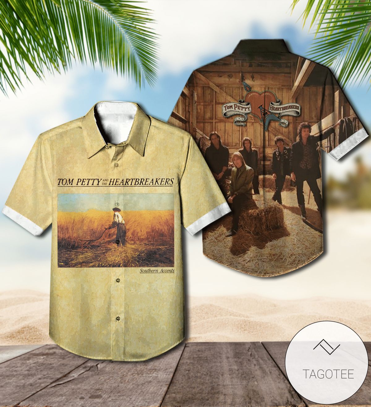 Tom Petty And The Heartbreakers Songs And Music From She’s The One Album Cover Hawaiian Shirt