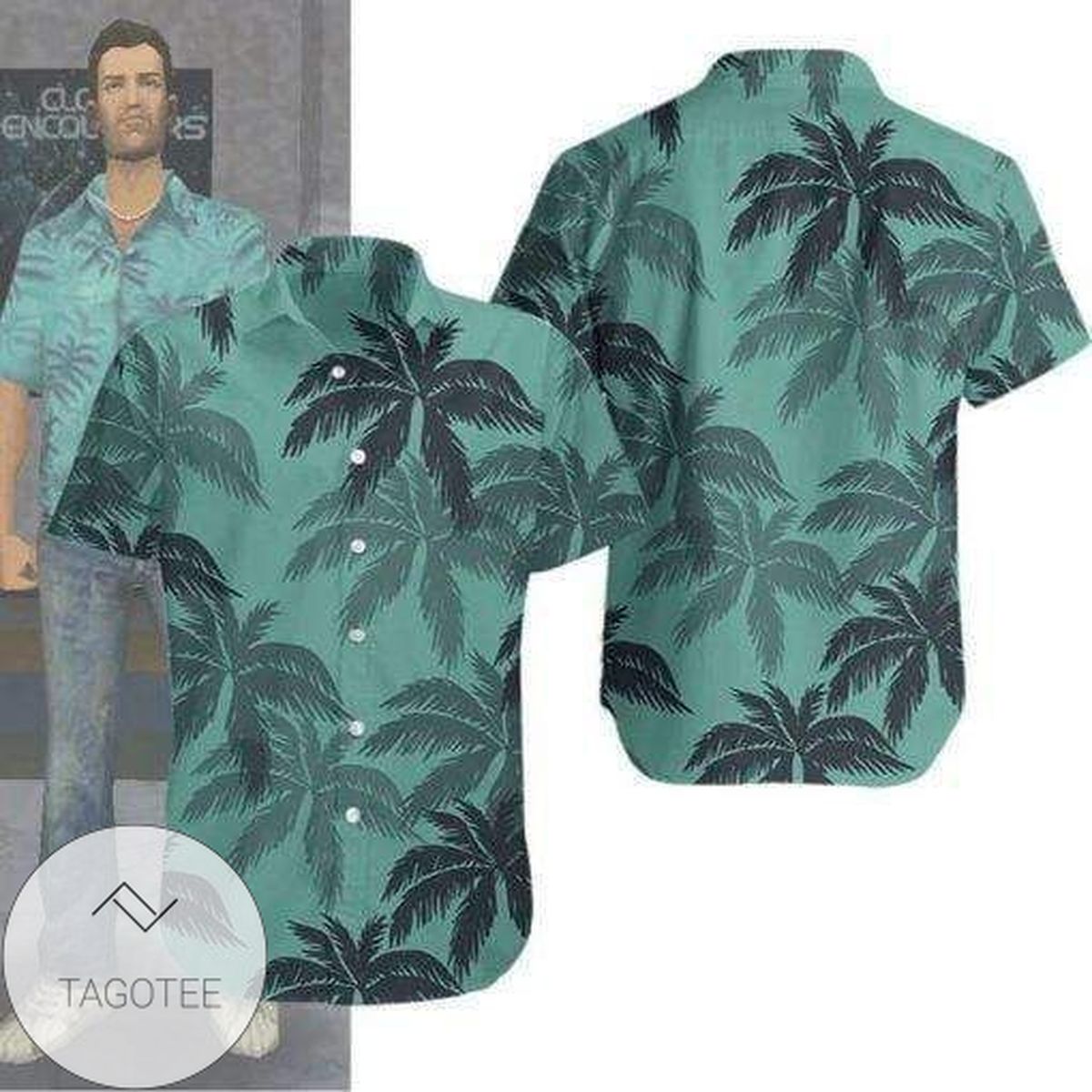 Tommy Vercetti GTA Ver 1 Summer Hawaiian Beach Shirt