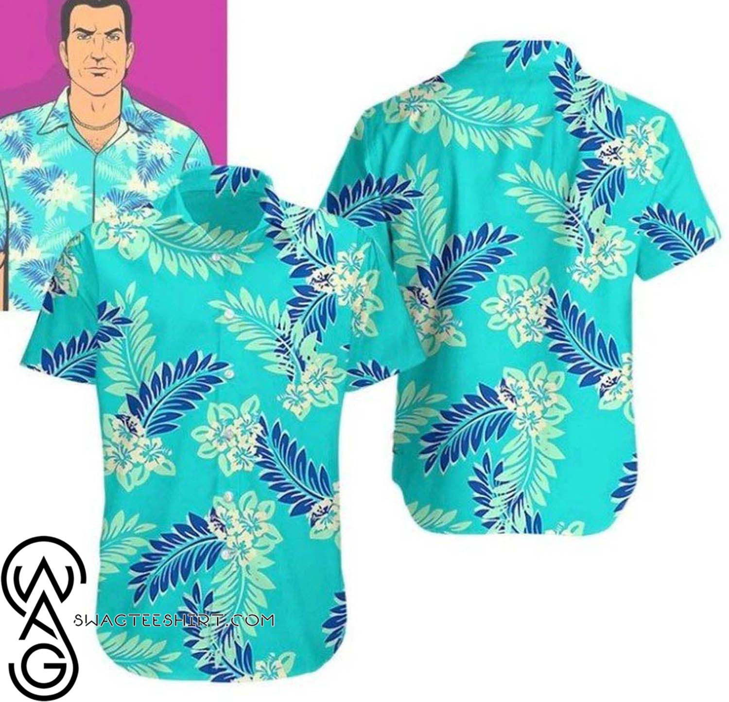 Tottenham hotspur hawaiian shirt