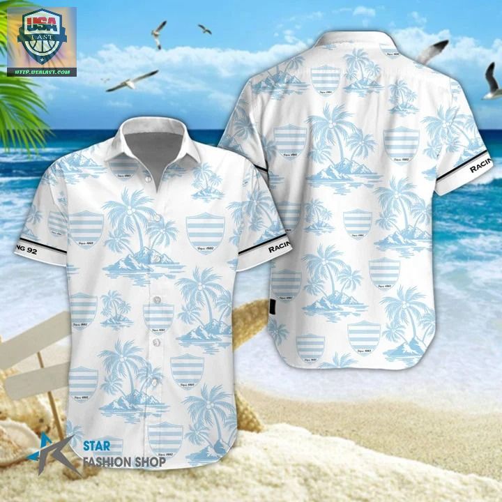 Top 14 League Montpellier Herault Rugby Hawaiian Shirt