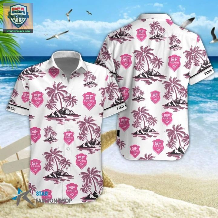 Top 14 League Section Paloise Hawaiian Shirt