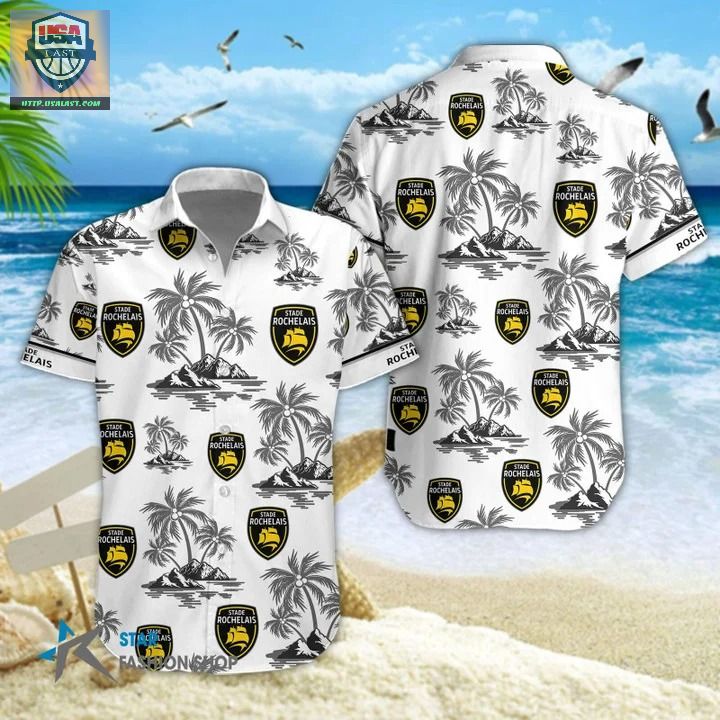 Top 14 League Stade Francais Hawaiian Shirt