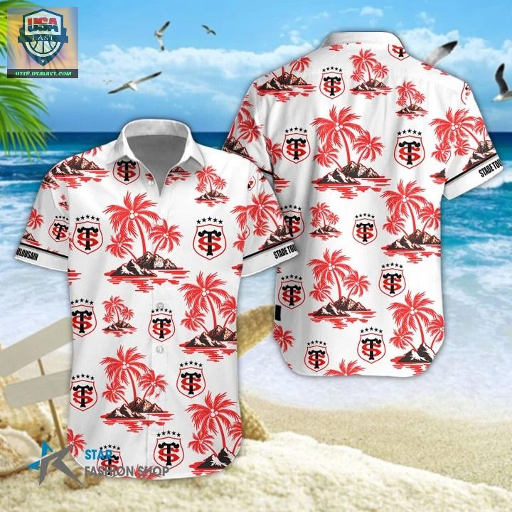 Top 14 League Stade Rochelais Hawaiian Shirt