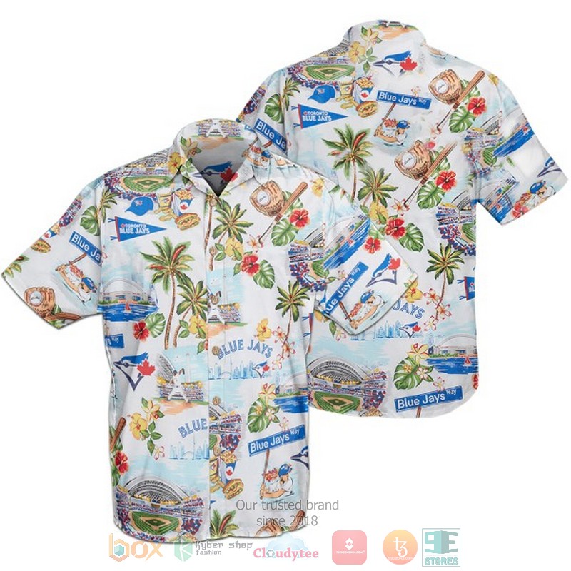 Toronto Blue Jays Reyn Spooner Scenic Royal Hawaiian Shirt