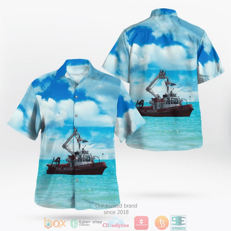 Toronto Paramedic Services Ontario Canada Fleet Aloha Shirt