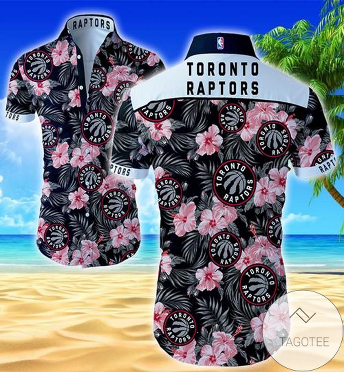 Toronto Raptors Authentic Hawaiian Shirt 2022 3d