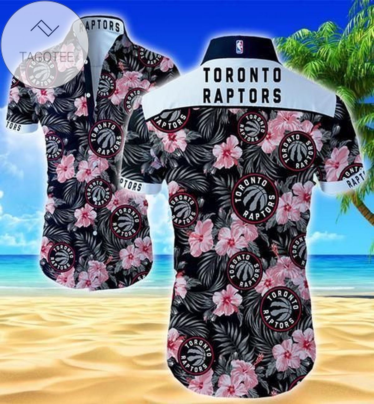 Toronto Raptors Hawaii Fit Body Shirt