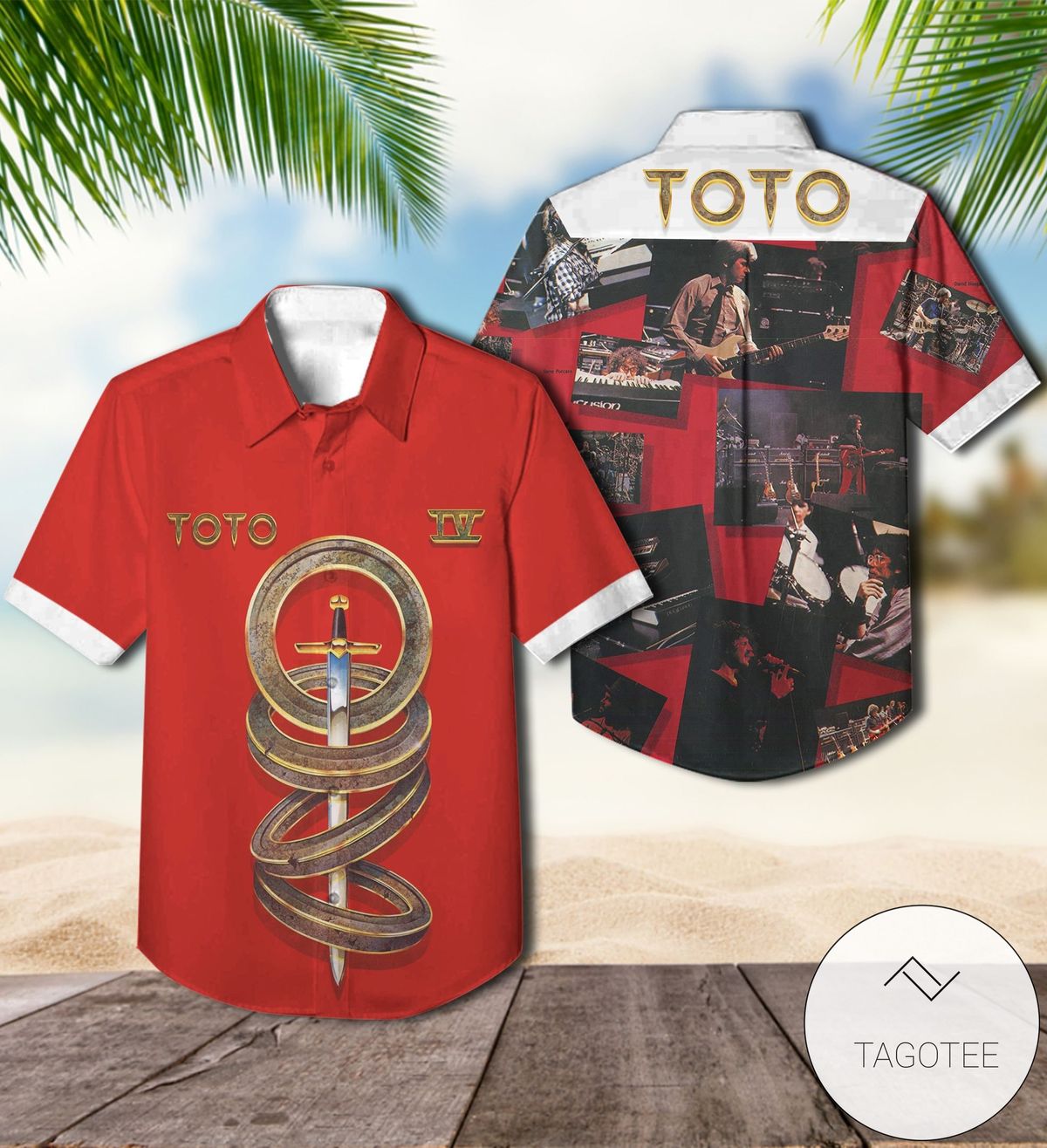 Toto Isolation Album Cover Hawaiian Shirt