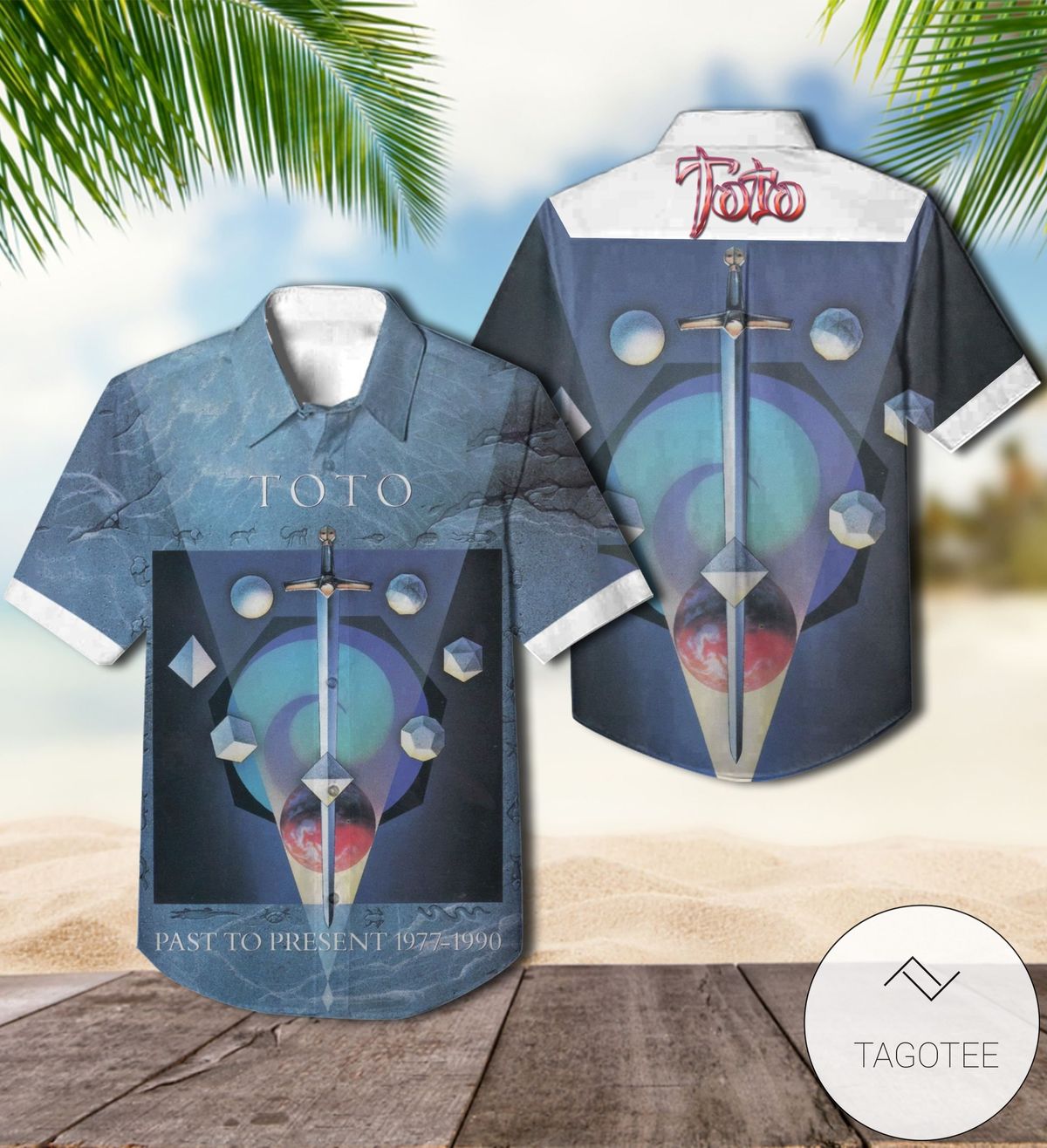 Toto Mindfields Album Cover Hawaiian Shirt