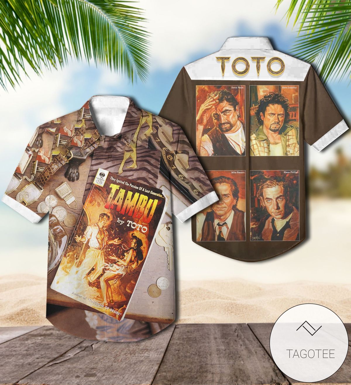 Toto The Debut Studio Album Cover Hawaiian Shirt