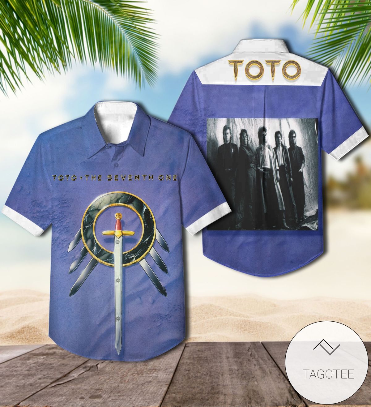 Toto Turn Back Album Cover Hawaiian Shirt