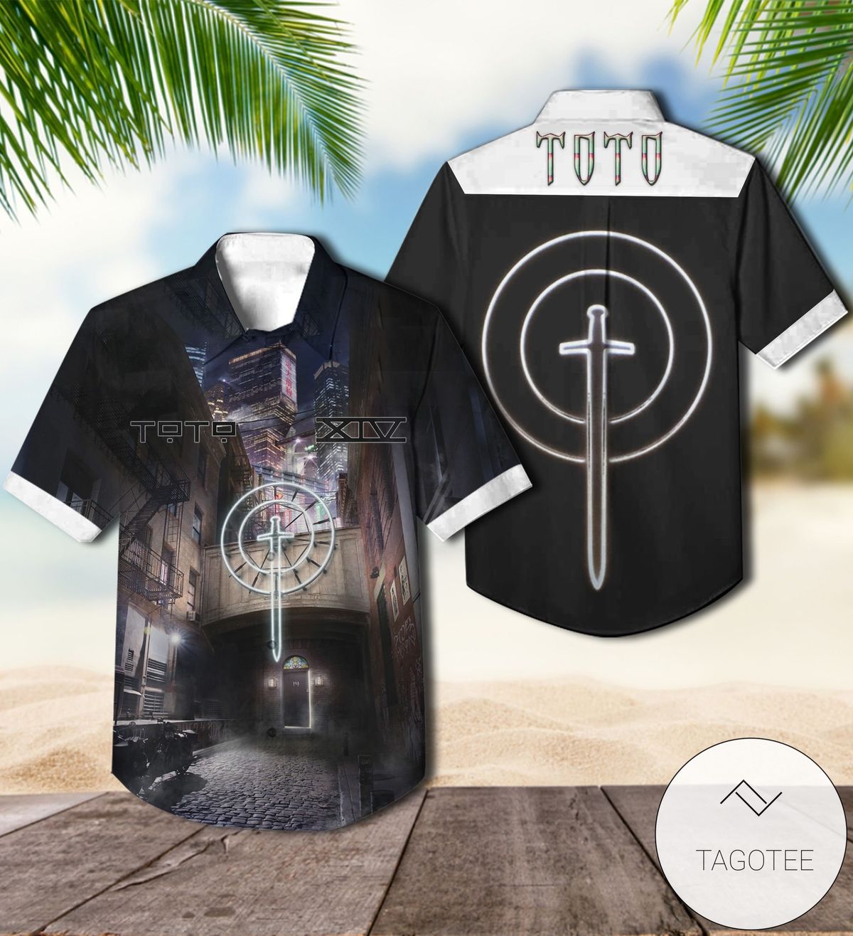 Toto Turn Back Album Cover Hawaiian Shirt