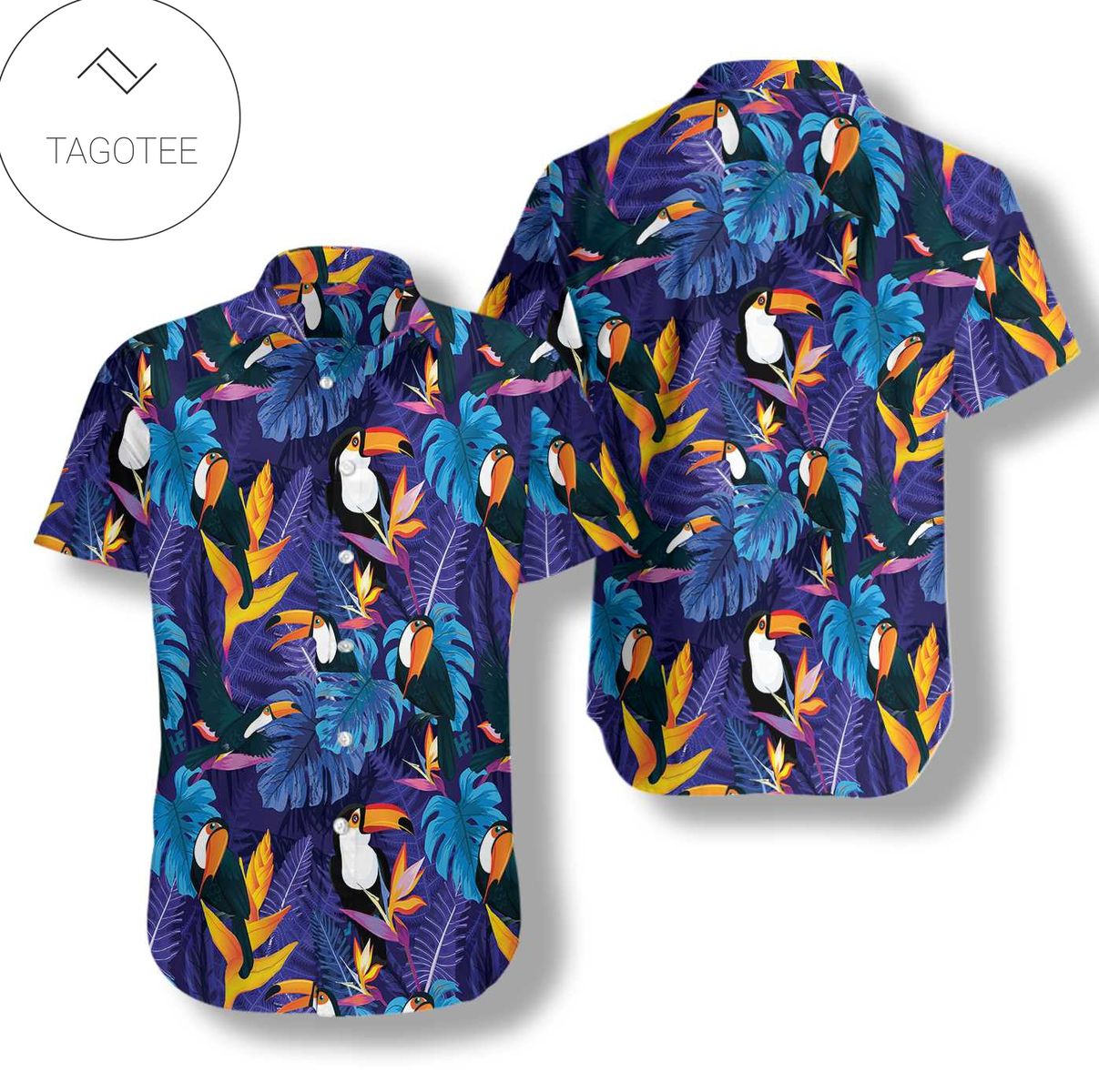 Toucan Bird Funny Unisex Tropical Hawaiian Shirts 3d 167hl