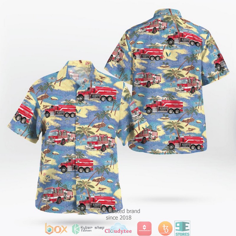 Toronto Paramedic Services Ontario Canada Fleet Aloha Shirt