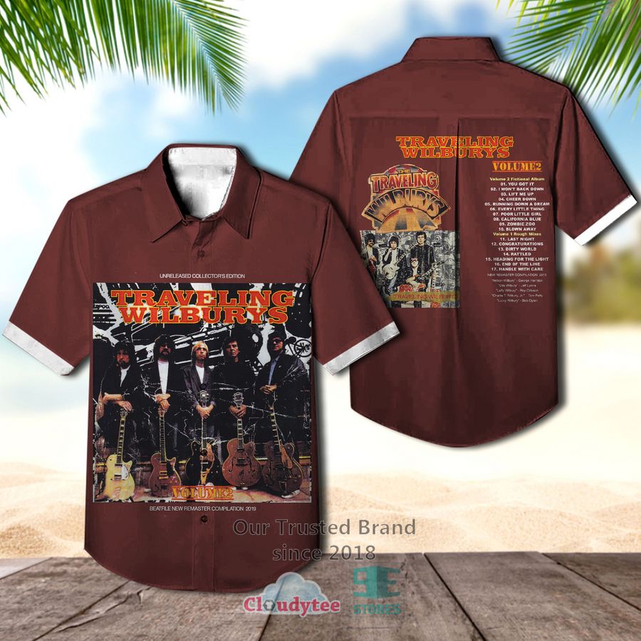 Traveling Wilburys Band Wilbury Twist Album Hawaiian Shirt