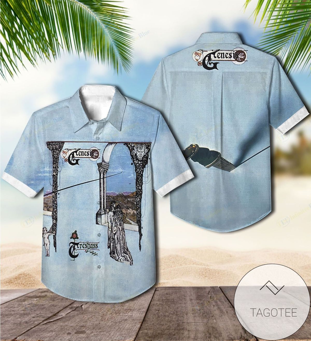 Trex Tropical 3d Hawaiian Shirt For Men With Vibrant Colors And Textures