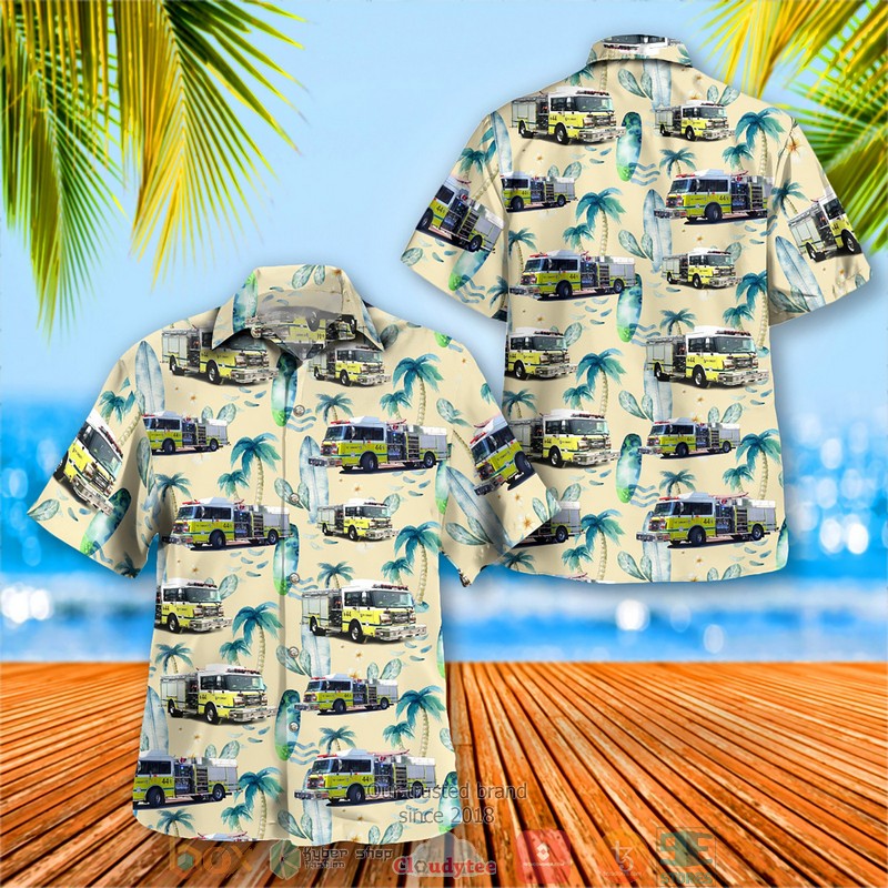 Trevilians Volunteer Fire Department Louisa Virginia Hawaiian Shirt