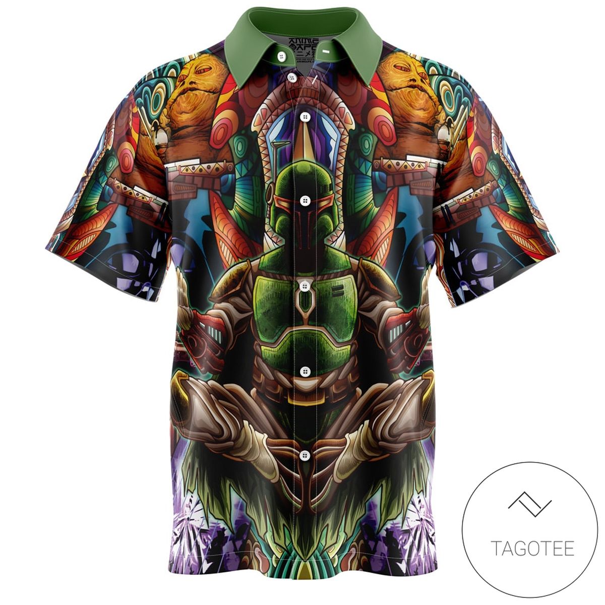 Trippy Astronaut In The Ocean Hippie Galaxy Hawaiian Shirt