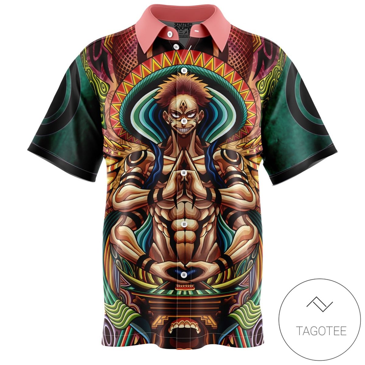 Trippy Natsu Dragneel x Igneel Fairy Tail Hawaiian Shirt