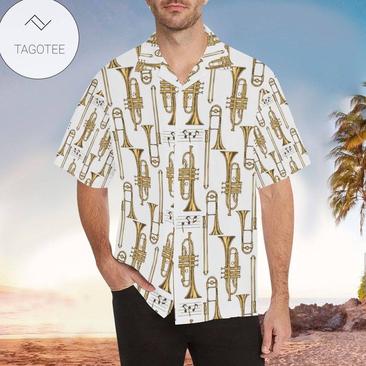 Trombone Hawaiian Shirt Trombone Shirt For Trombone Lover