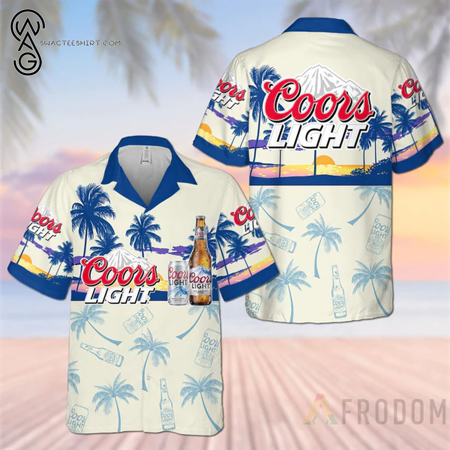 Tropical Bud Light Beer Summer Outfits Hawaiian Shirt