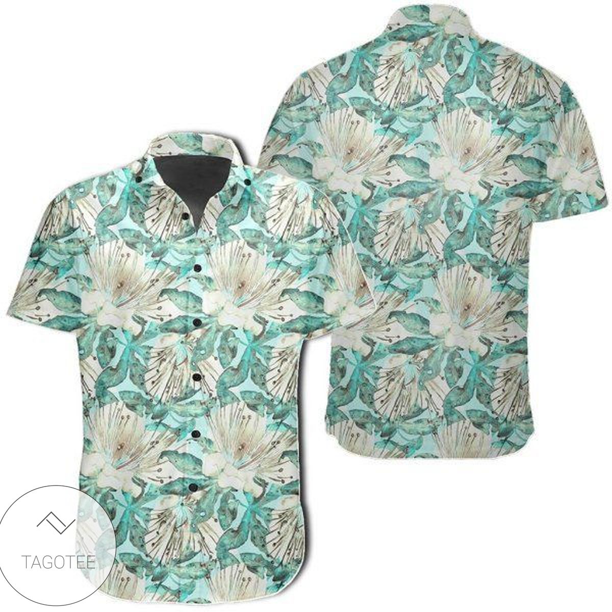 Tropical Black Cat Hawaiian Shirt