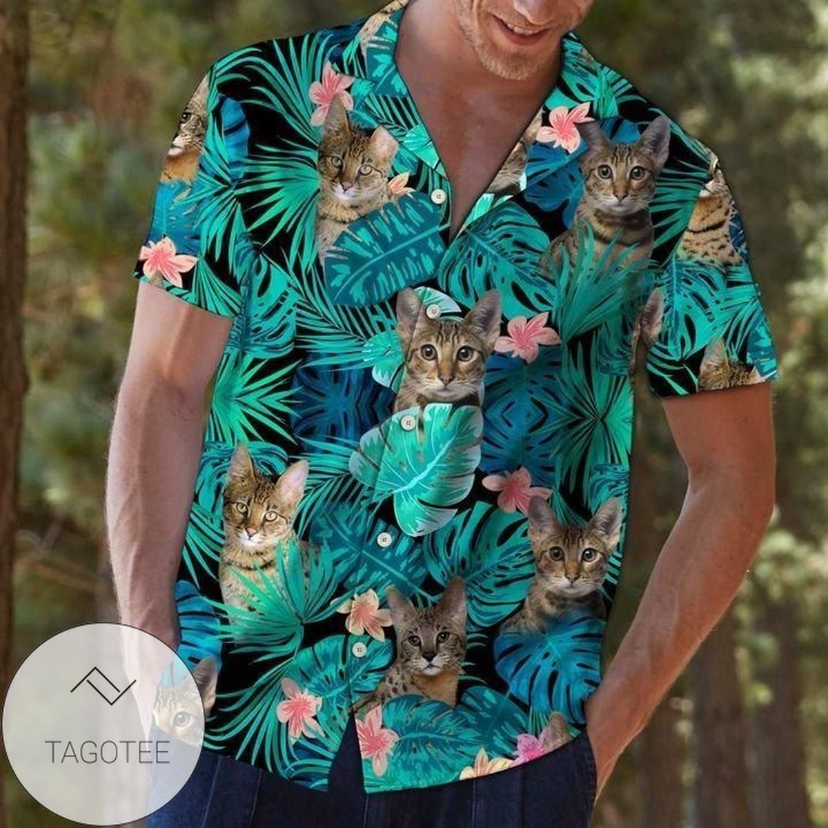 Tropical Cheetah Hawaii Shirt