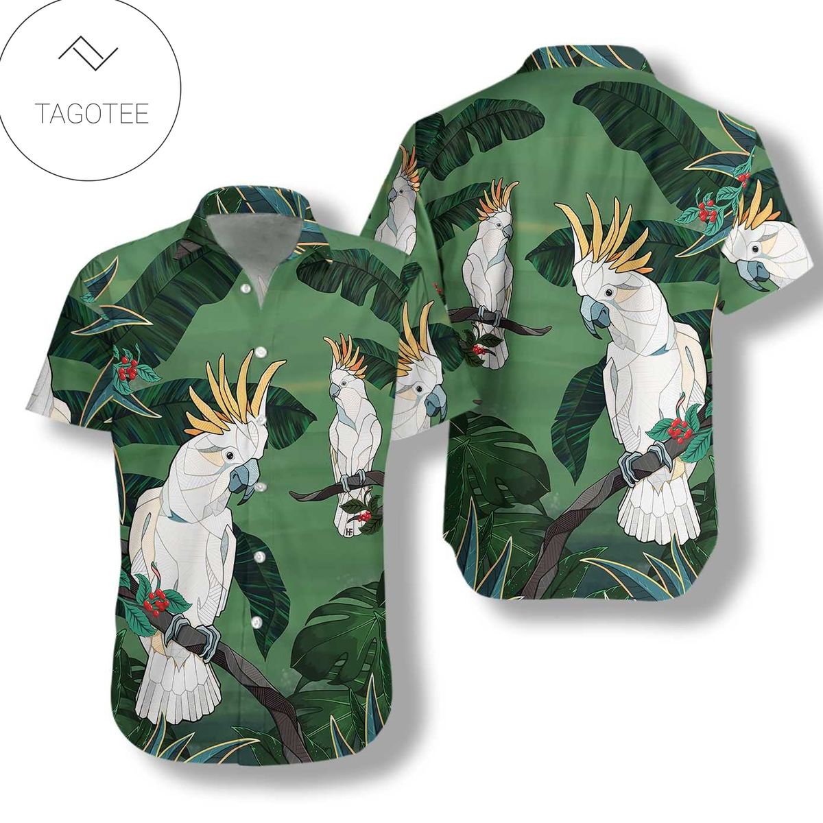 Tropical Chicken Hawaiian Aloha Shirts 118v