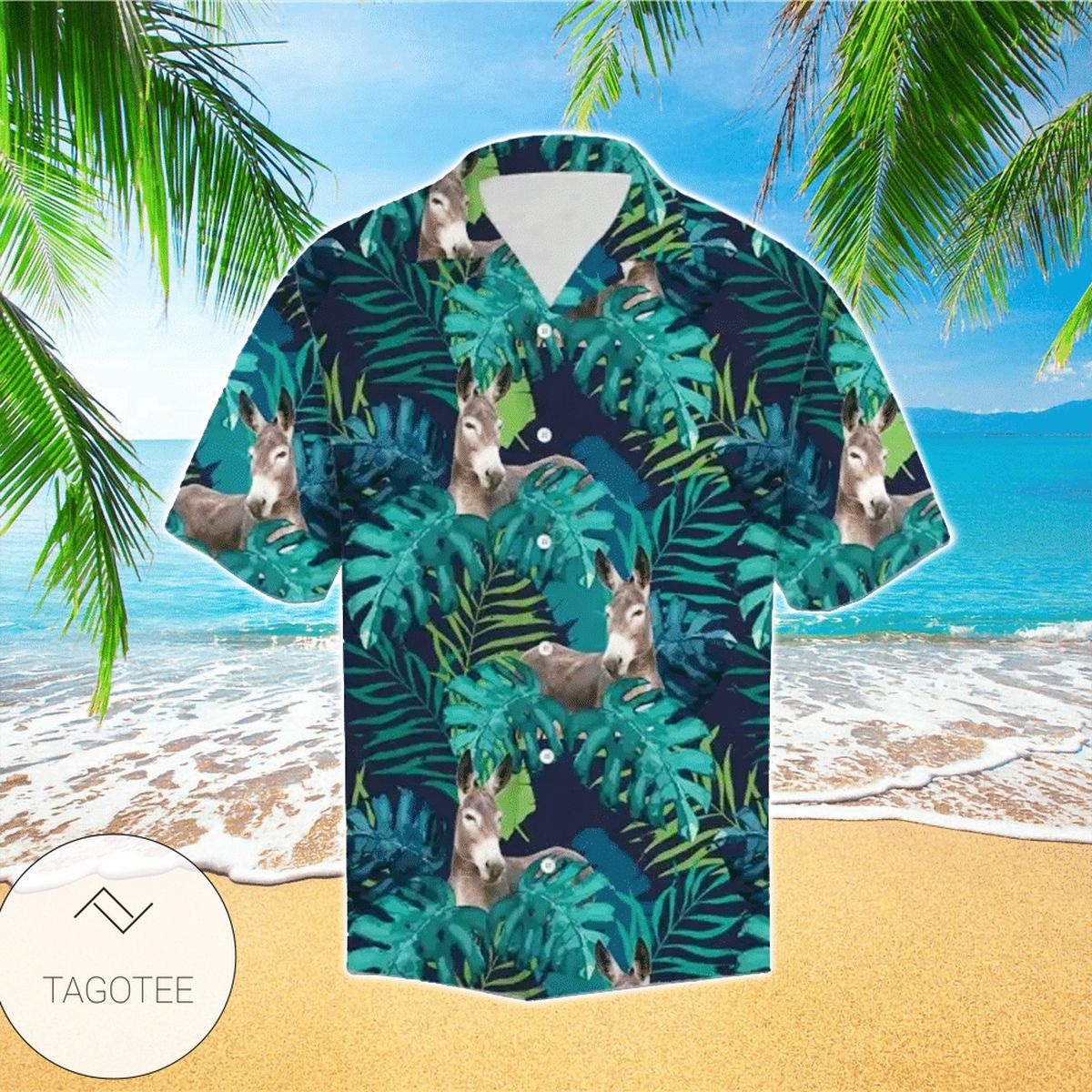 Tropical Donkey Hawaiian Shirt