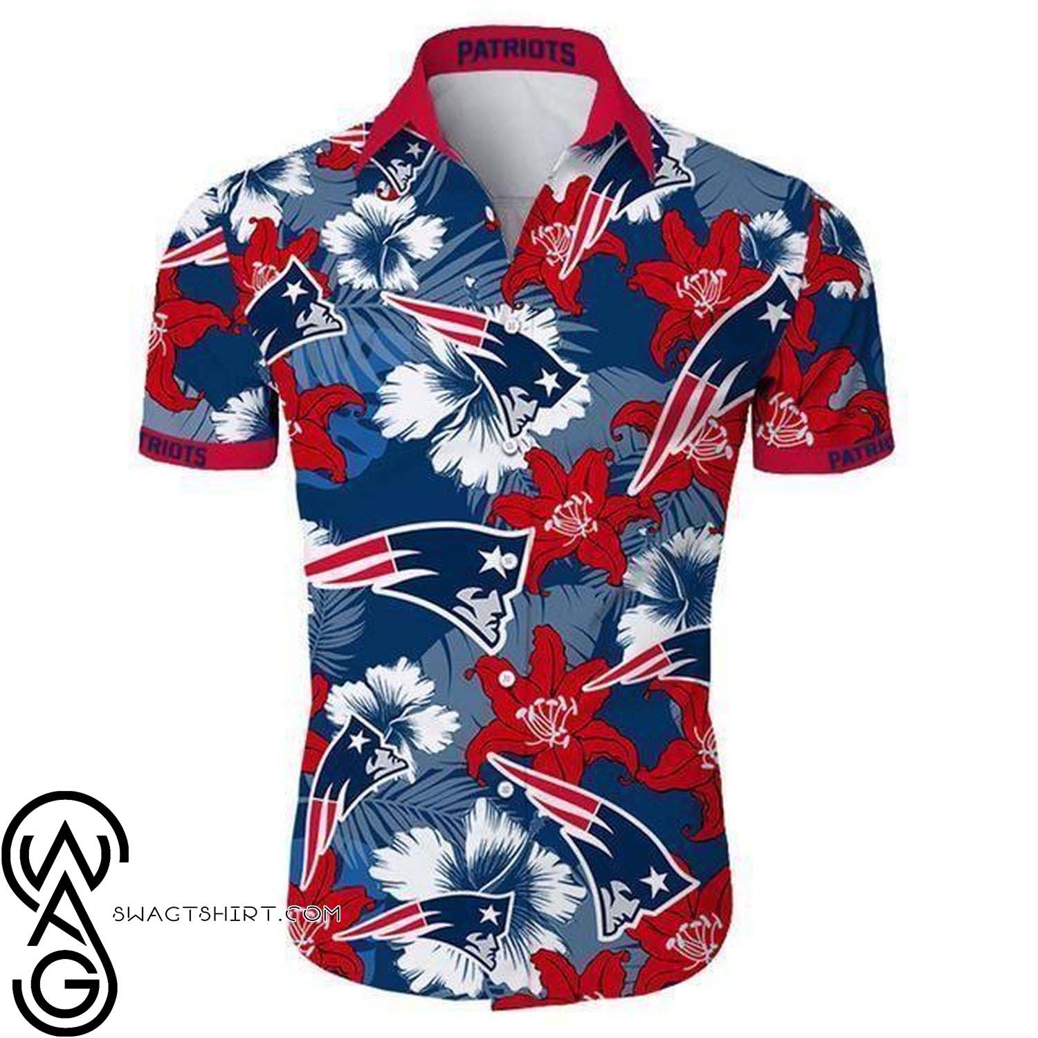 Tropical Floral Indianapolis Colts Full Printing Hawaiian Shirt