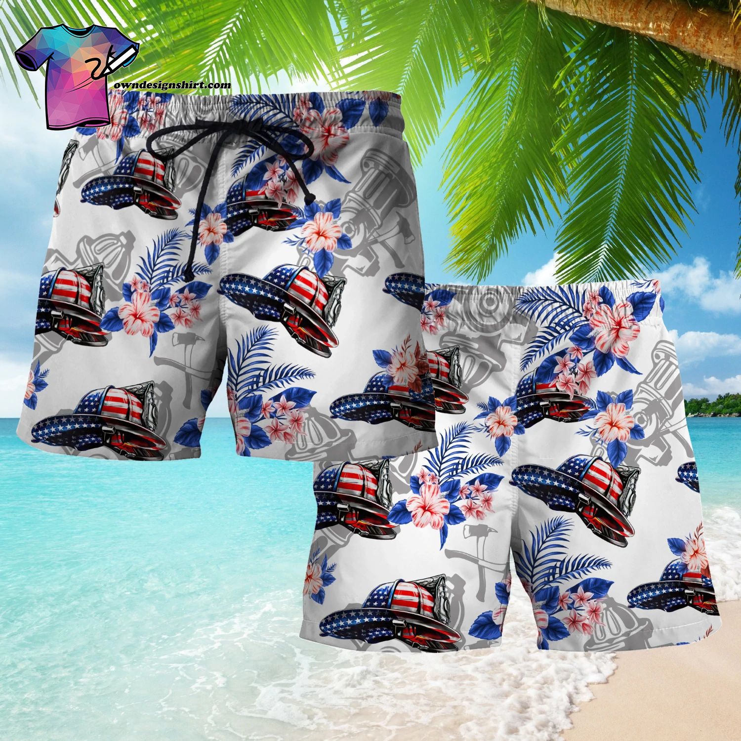 Tropical Floral Buffalo Bills Full Printing Hawaiian Shirt