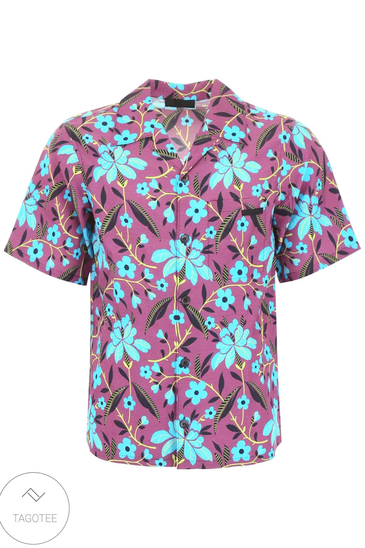 Tropical Flowers Hibiscus Bison Good Pink Hawaiian Shirt