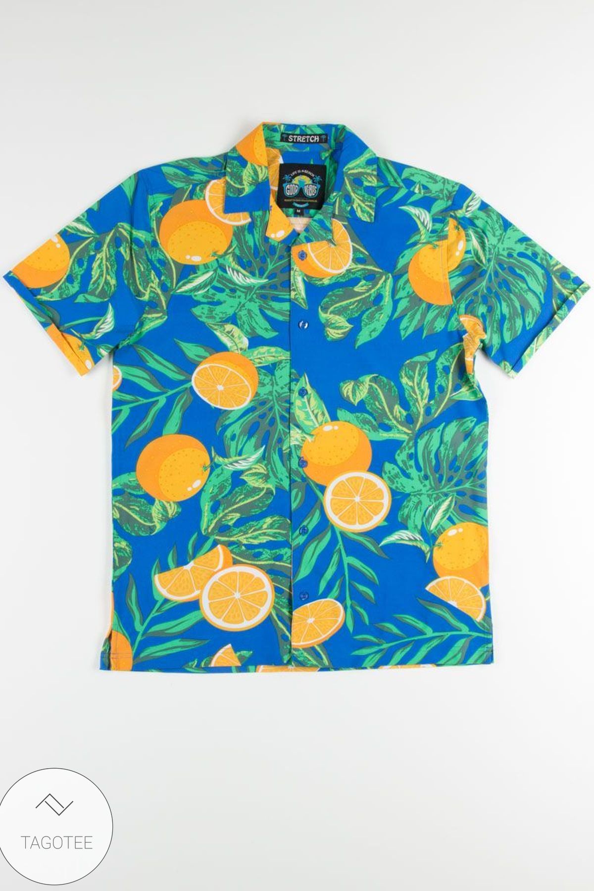 Tropical German Shepherd Hawaiian Shirt