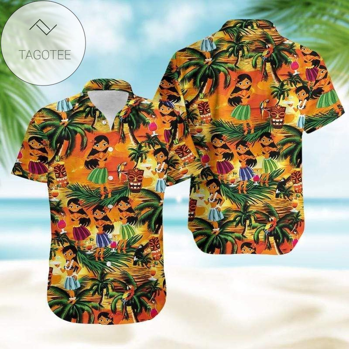 Tropical Goat Hawaiian Shirt