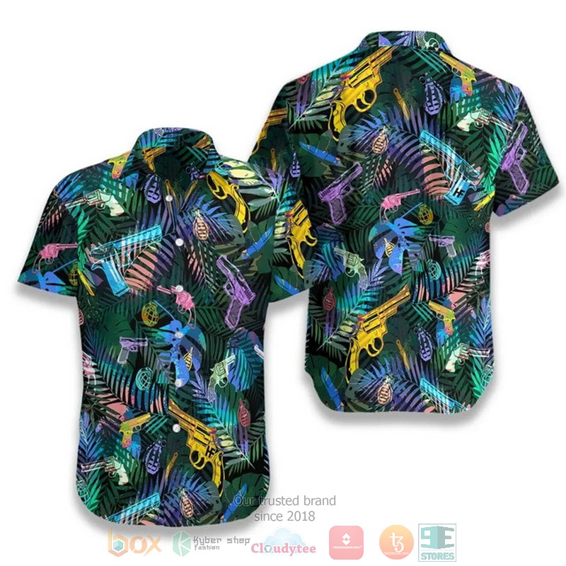 Tropical Mickey Pineapple Hawaiian Shirt