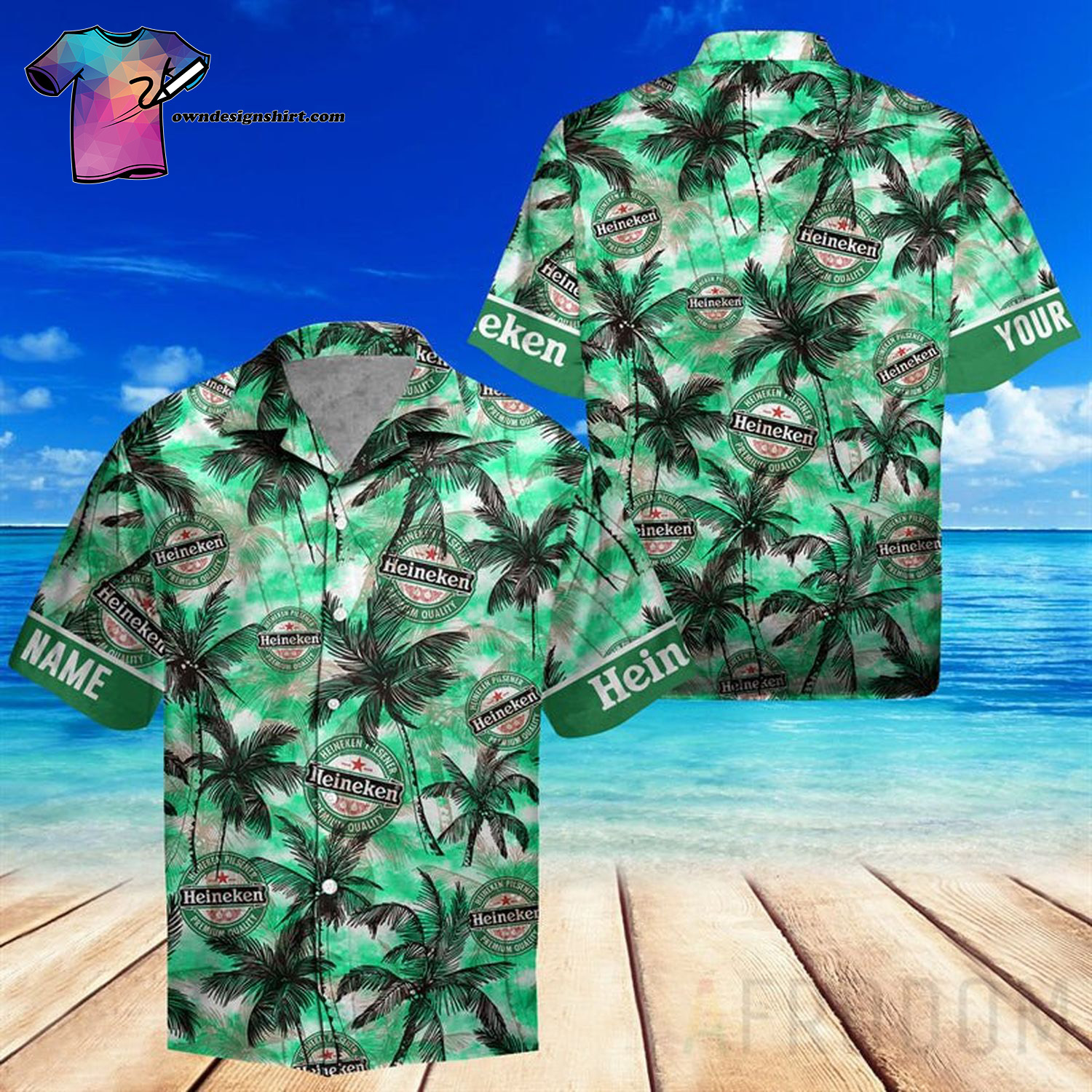 Tropical Green Bay Packers Summer Vibes Hawaiian Shirt