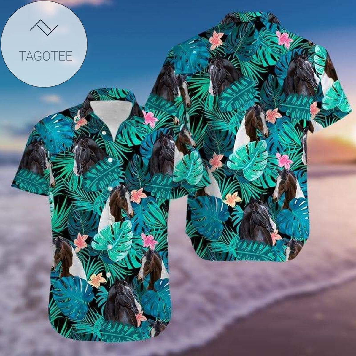 Tropical Horse Hawaiian Shirt