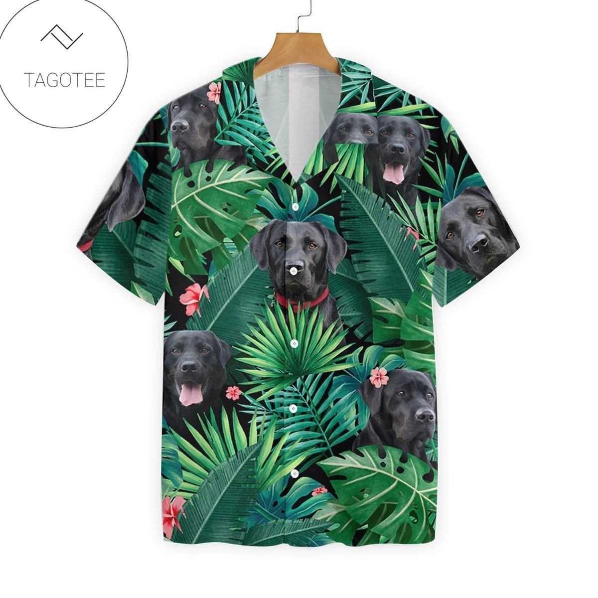 Tropical Labrador Retriever Dog Hawaiian Shirt