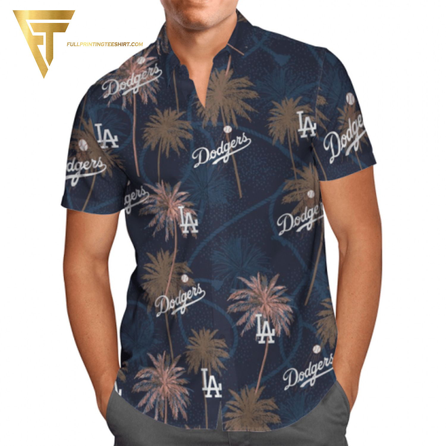 Tropical Los Angeles Rams Summer Vibes Hawaiian Shirt